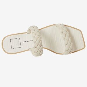 Dolce vita Indy ivory braided sandals